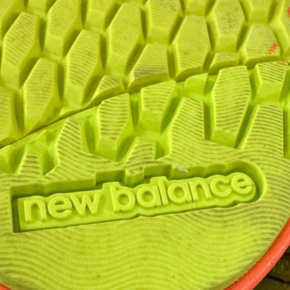 LIKE NEW New Balance Athletic Shoes - Dark Gray and Bright Orange main image 13